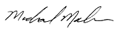 Michael Mahern Signature Michael Mahern Signature